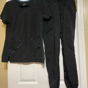 Black Scrub Star Set